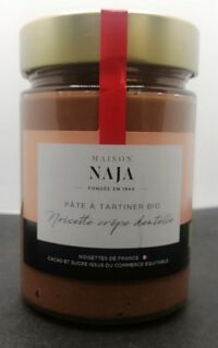 Pâte à tartiner Bio noisette crêpe dentelle 340grs